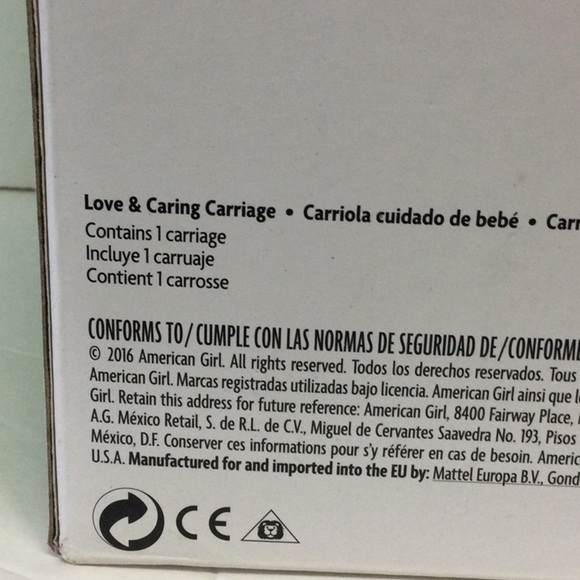 American Girl WellieWishers Doll Love & Caring Carriage 2016 NEW - Picture 4 of 4